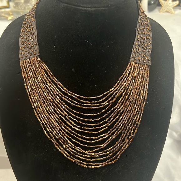 Handmade Beaded Necklace Adjustable Length. Absolutely Stunning. - Picture 1 of 3